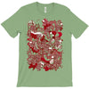 rood en wit T-Shirt