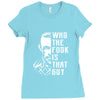 Who the Fook Is That Guy, McGregor VS Alvarez Ladies Fitted T-Shirt