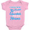 Pawpaw Was Created because Grankids Need Real Heroes Baby Onesie
