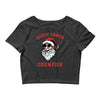 dirty santa champion Crop Top