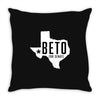 Beto For Senate Texas Map Throw Pillow