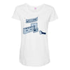 analog retirement Maternity Scoop Neck T-shirt