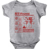 mogwai warning Baby Onesie