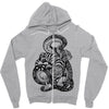 snake and tiger Zipper Hoodie
