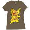 pikacu Ladies Fitted T-Shirt