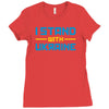 i stand with ukraine Ladies Fitted T-Shirt