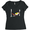 good morning Women's Triblend Scoop T-shirt