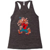 the flying spaghoofy monster Racerback Tank