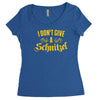 i don't give a schnitzel Women's Triblend Scoop T-shirt