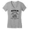 i love the world i will never stop exploring Women's V-Neck T-Shirt
