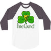 ireland shamrock 3/4 Sleeve Shirt