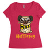 Hufflepug Women's Triblend Scoop T-shirt