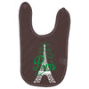 paris script eiffel tower french france Baby Bibs