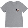 Great Wave Of Kanagawa Hokusai Pocket V-Neck Tee