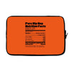 clebrity hip hop nutrition Laptop sleeve