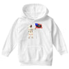 Astronaut Celebrating Independence  Day at 1776 Youth Hoodie