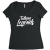 TALK LEGENDS Women's Triblend Scoop T-shirt