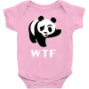 wtf panda Baby Bodysuit