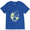 cat and bat halloween V-Neck Tee