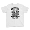 Super Cool Grammy Of A Freaking Awesome Granddaughter Youth Tee