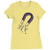 powerful magnet Ladies Fitted T-Shirt