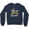 kings are born in november Crewneck Sweatshirt