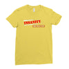 insanity instructor Ladies Fitted T-Shirt