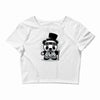 steampunk panda Crop Top