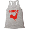 huge cock Racerback Tank
