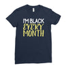 i'm black every month Ladies Fitted T-Shirt
