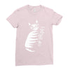cat stripes Ladies Fitted T-Shirt