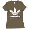 cannabis Ladies Fitted T-Shirt