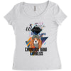 who loves cavalier king charles Women's Triblend Scoop T-shirt