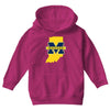 indiana for michigan Youth Hoodie