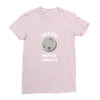 pluto Never Forget Ladies Fitted T-Shirt