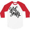 girl gang 2 3/4 Sleeve Shirt