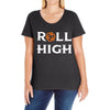 Roll High Dungeon T-Shirt Ladies Curvy T-Shirt