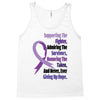 supporting the fighter, admiring the survivors, honoring the taken Tank Top