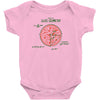 pizza math Baby Bodysuit