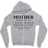mother defined mothers day Zipper Hoodie