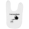 i wet my plants Baby Bibs