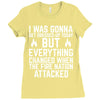 I blame the Fire Nation for my laziness Ladies Fitted T-Shirt
