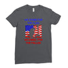 we stand for the flag Ladies Fitted T-Shirt