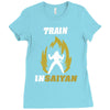 train insaiyan Ladies Fitted T-Shirt