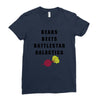 bears beets battlestar galactica Ladies Fitted T-Shirt