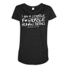 i am a lovable, Maternity Scoop Neck T-shirt