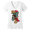 old skul dude Women's V-Neck T-Shirt