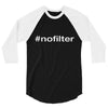 #nofilter 3/4 Sleeve Shirt
