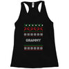 ugly christmas grammy Racerback Tank