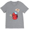 virus loves you this much V-Neck Tee